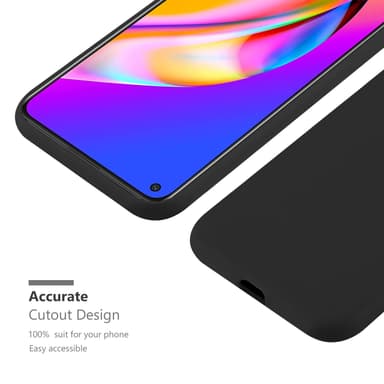 Deksel Oppo A94 5G Silikon cover (svart)