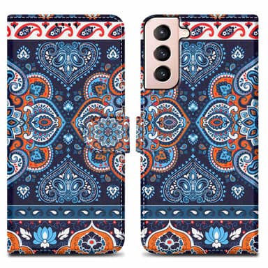 Samsung Galaxy S21 PLUS lommebokdeksel etui (blå)