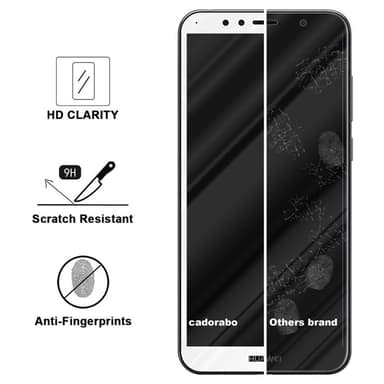 Huawei Y6 PRIME Skjermbeskytter Skärmskydd (hvit)