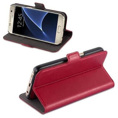 Lommebokdeksel Samsung Galaxy S7 case (rød)