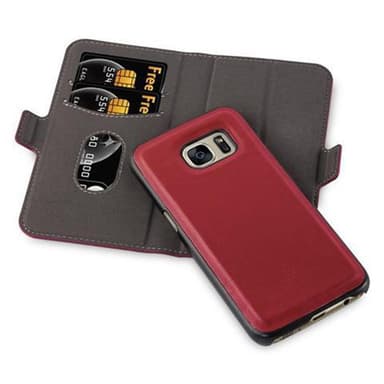 Lommebokdeksel Samsung Galaxy S7 case (rød)