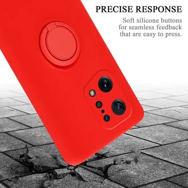 Deksel Oppo FIND X5 Ring Case (rød)