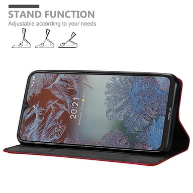 Nokia G10 / G20 lommebokdeksel case (rød)