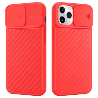 iPhone 11 PRO silikondeksel case (rød)