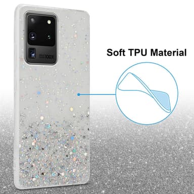 Samsung Galaxy S20 ULTRA Silikondeksel Glitter