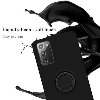 Deksel Samsung Galaxy NOTE 20 Ring Case (svart)