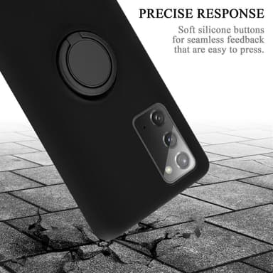 Deksel Samsung Galaxy NOTE 20 Ring Case (svart)