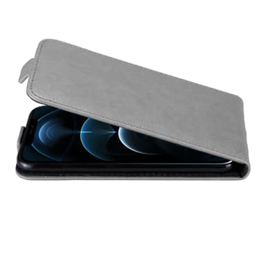 iPhone 12 PRO MAX deksel flip cover (grå)