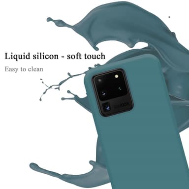 Samsung Galaxy S20 ULTRA silikondeksel case (grønn)