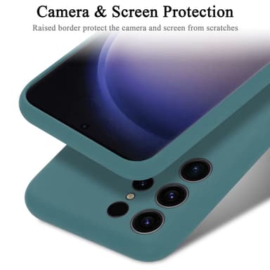 Samsung Galaxy S24 ULTRA silikondeksel case (Grønn)