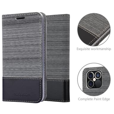 iPhone 12 PRO MAX lommebokdeksel etui (grå)