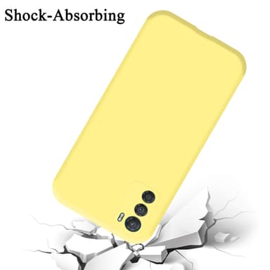 Motorola MOTO G42 silikondeksel case (gul)