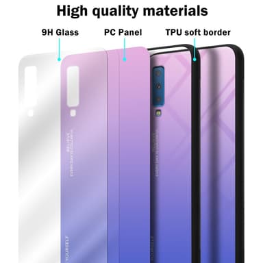 Deksel Samsung Galaxy A7 2018 Case Cover (svart)