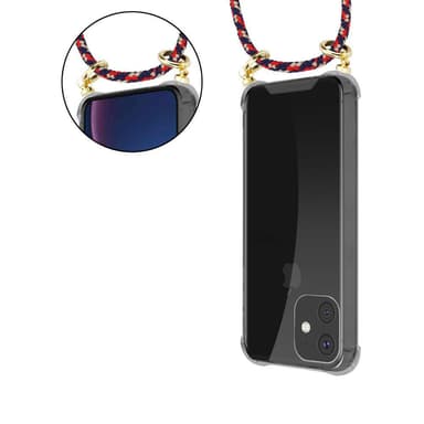 iPhone 11 Deksel med Halskjede (blå)