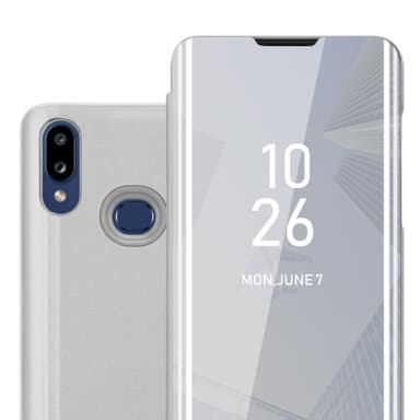 Samsung Galaxy A10s / M01s lommebokdeksel etui (sølv)