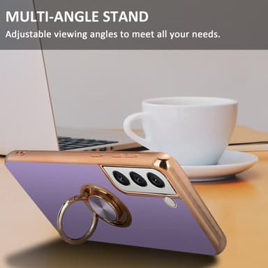 Samsung Galaxy S21 5G silikondeksel case (lilla)