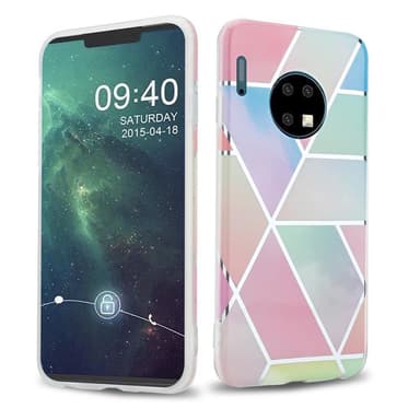 Huawei MATE 30 lommebokdeksel etui (rosa)