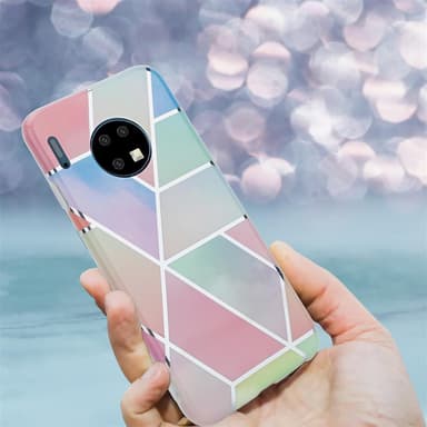 Huawei MATE 30 lommebokdeksel etui (rosa)