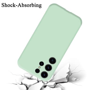 Samsung Galaxy S24 ULTRA silikondeksel case (Grønn)