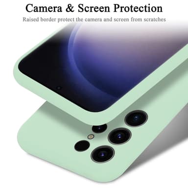 Samsung Galaxy S24 ULTRA silikondeksel case (Grønn)