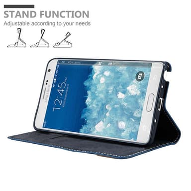 Samsung Galaxy NOTE EDGE Deksel Case Cover (blå)