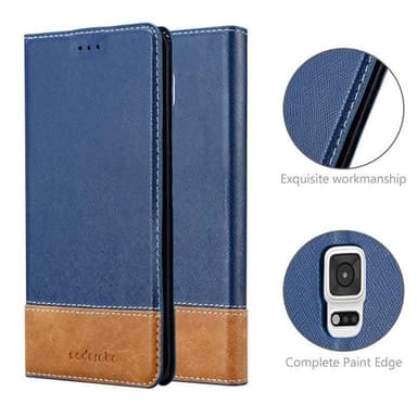 Samsung Galaxy NOTE EDGE Deksel Case Cover (blå)