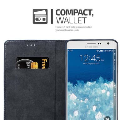 Samsung Galaxy NOTE EDGE Deksel Case Cover (blå)