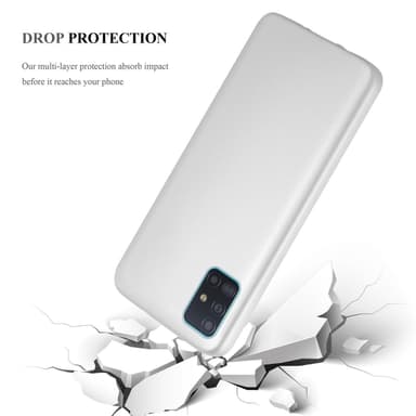 Deksel Samsung Galaxy A51 5G Case Cover (sølv)