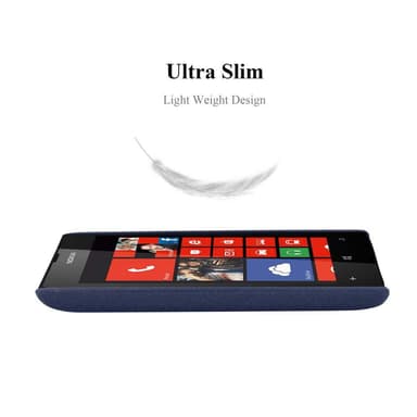 Nokia Lumia 520 / 521 Hardt Deksel Cover (blå)