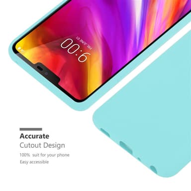 Deksel LG G7 ThinQ / FIT / ONE Silikon cover (blå)