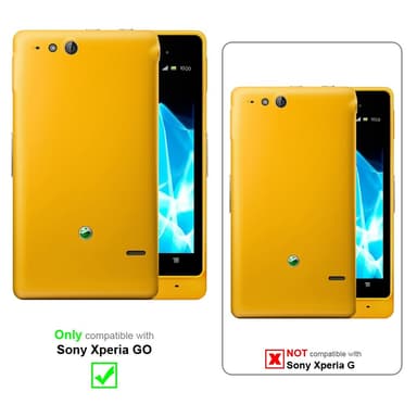 Sony Xperia GO Deksel Case Cover (lilla)
