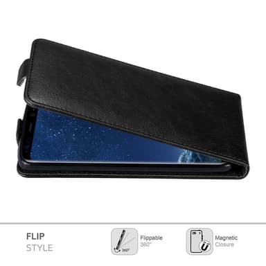 Samsung Galaxy S8 PLUS deksel flip cover (svart)