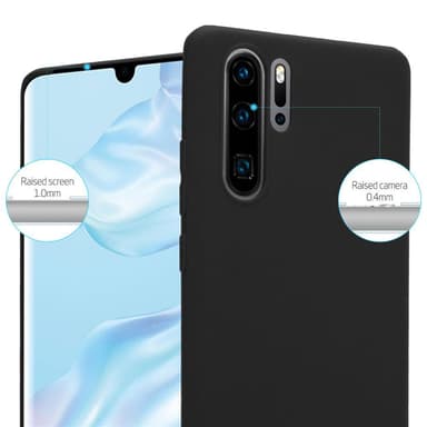 Deksel Huawei P30 PRO Silikon cover (svart)