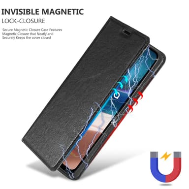 Motorola MOTO G42 lommebokdeksel case (svart)