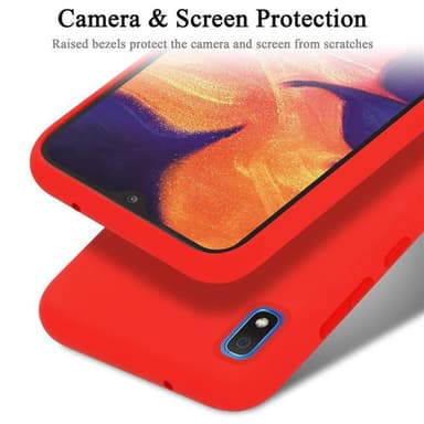 Samsung Galaxy A10 / M10 silikondeksel case (rød)
