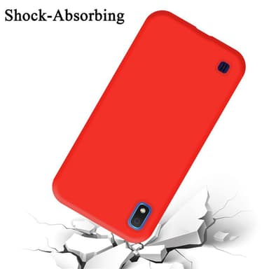 Samsung Galaxy A10 / M10 silikondeksel case (rød)