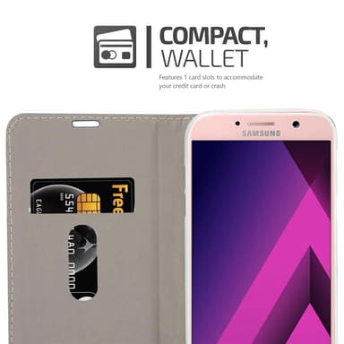 Samsung Galaxy A7 2017 lommebokdeksel etui (grå)
