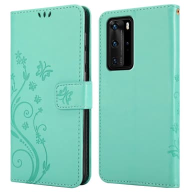 Huawei P40 PRO / P40 PRO+ lommebokdeksel Blomster