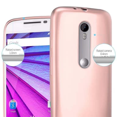 Deksel Motorola MOTO G3 Case Cover (rosa)