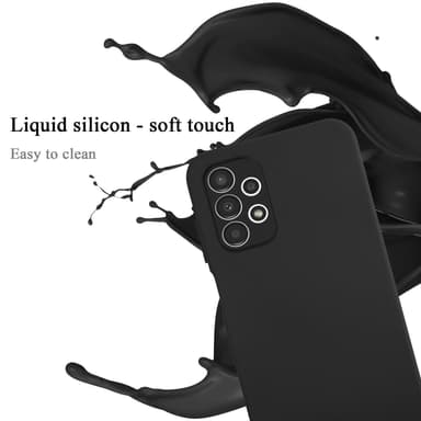 Samsung Galaxy A13 4G silikondeksel case (Svart)