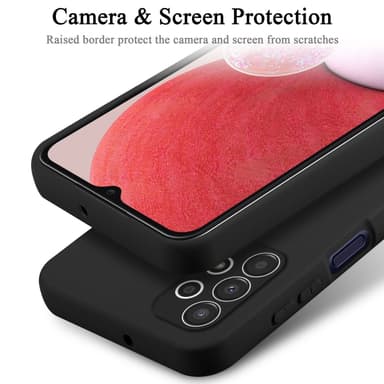Samsung Galaxy A13 4G silikondeksel case (Svart)