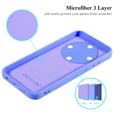 Honor Magic 5 Lite 5G silikondeksel case (Lilla)