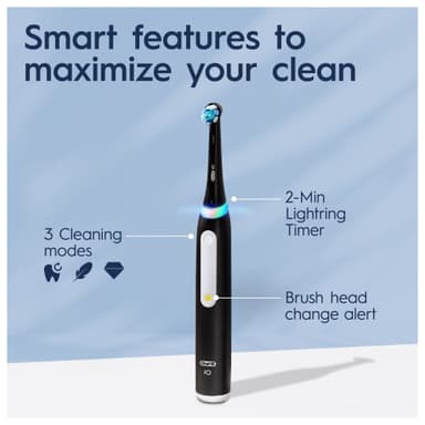 Oral-B iO White Clean elektrisk tannbørste 117753 (sort)
