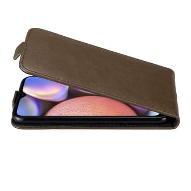 Samsung Galaxy A10s / M01s deksel flip cover (brun)