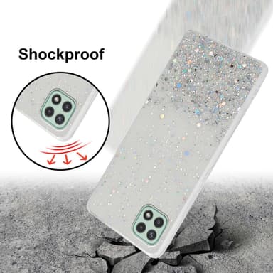 Samsung Galaxy A22 5G Silikondeksel Glitter