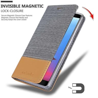 ZTE Blade V9 lommebokdeksel etui (grå)