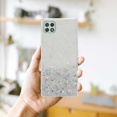 Samsung Galaxy A22 5G Silikondeksel Glitter