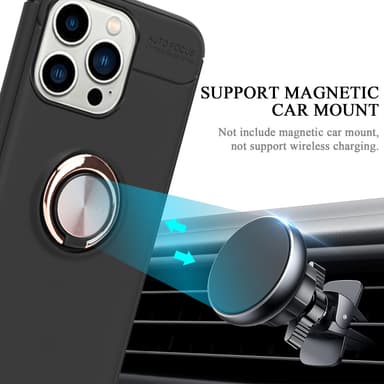 iPhone 14 PRO MAX silikondeksel cover (svart)