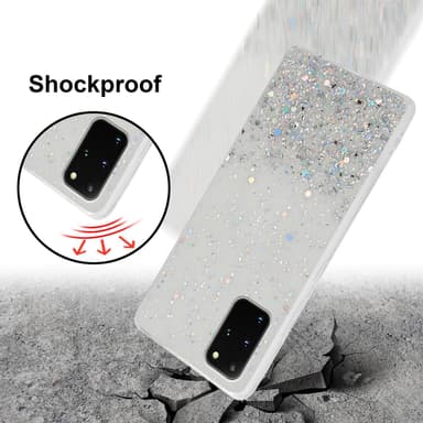 Samsung Galaxy S20 PLUS Silikondeksel Glitter