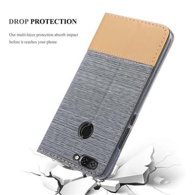 ZTE Blade V9 lommebokdeksel etui (grå)